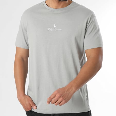 Polo Ralph Lauren - Tee Shirt Logo Embroidery Gris