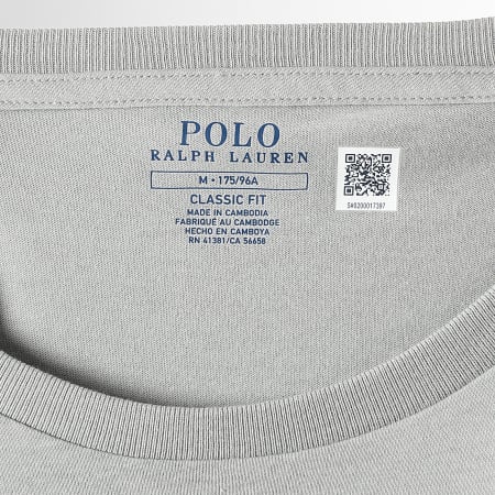 Polo Ralph Lauren - Tee Shirt Logo Embroidery Gris