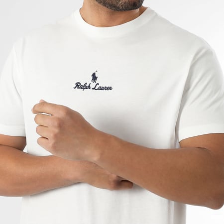Polo Ralph Lauren - Tee Shirt Logo Embroidery Blanc