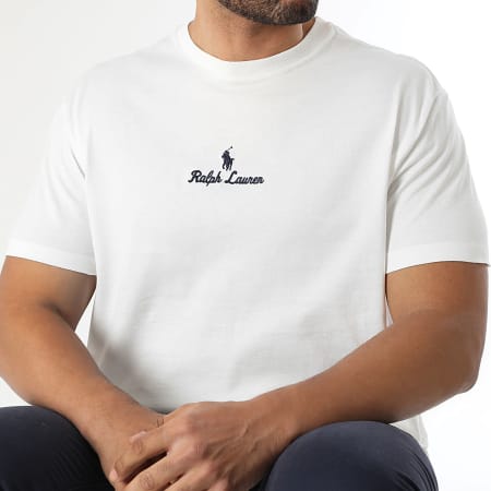 Polo Ralph Lauren - Tee Shirt Logo Embroidery Blanc