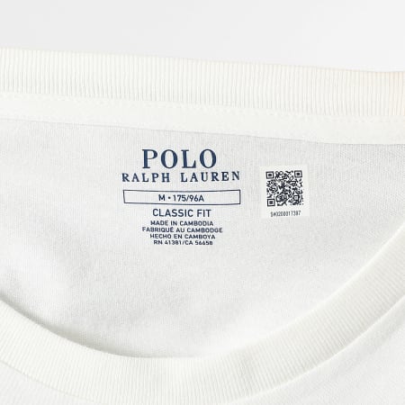 Polo Ralph Lauren - Tee Shirt Logo Embroidery Blanc