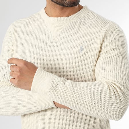 Polo Ralph Lauren - Pull Texturé Original Player Beige