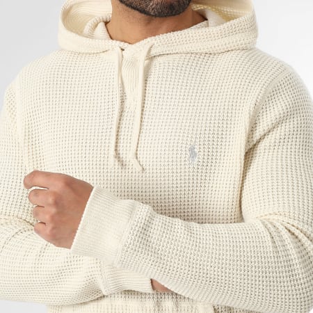 Polo Ralph Lauren - Sweat Capuche Maille Original Player Beige