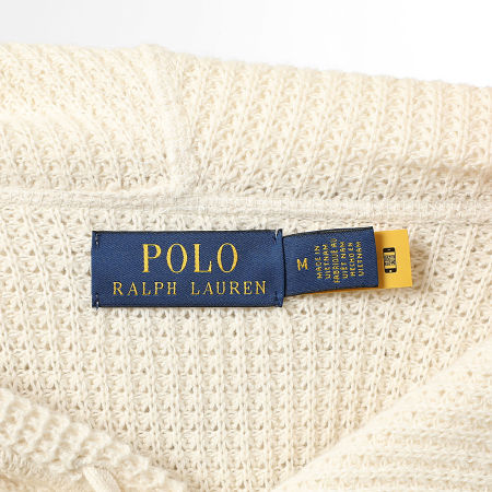 Polo Ralph Lauren - Sweat Capuche Maille Original Player Beige