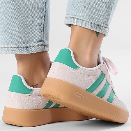 Adidas Performance - Zapatillas Mujer Barreda JP5963 Casi Rosa Semi Verde Corto Hielo Púrpura