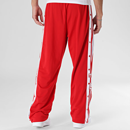 Adidas Originals - Pantalon Jogging A Bandes Adibreak TP KD4093 Rouge Blanc