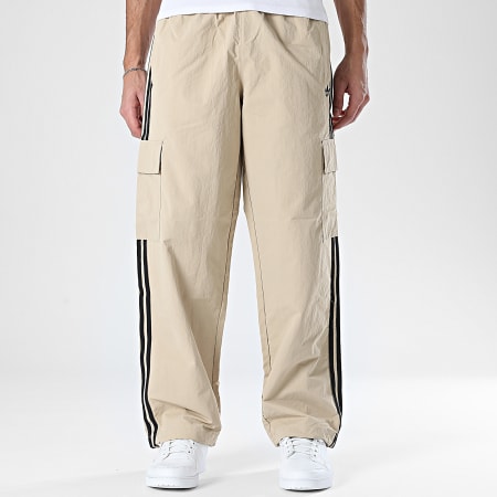 Adidas Originals - Pantalón Cargo con Bandas 3 Stripes KD4098 Beige