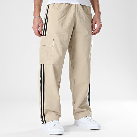 Adidas Originals - Pantalón Cargo con Bandas 3 Stripes KD4098 Beige