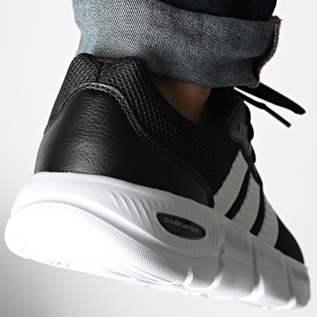 Adidas Sportswear - Baskets Cloudfoam Flex Laces HQ4854 Core Black Footwear White