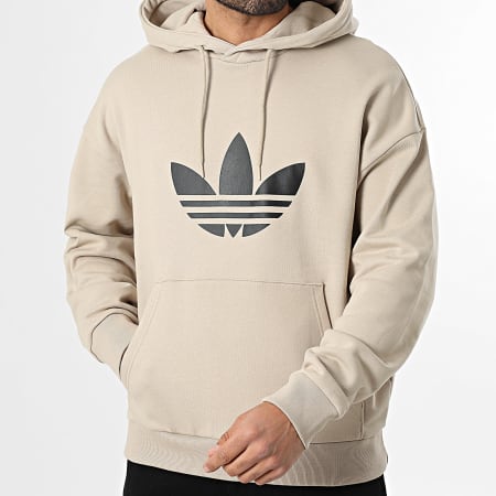 Adidas Originals - Sweat Capuche Oversize Large Trefoil KE0878 Beige
