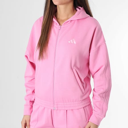 Adidas Sportswear - Ensemble De Survetement A Bandes Femme Energize KB8175 Rose
