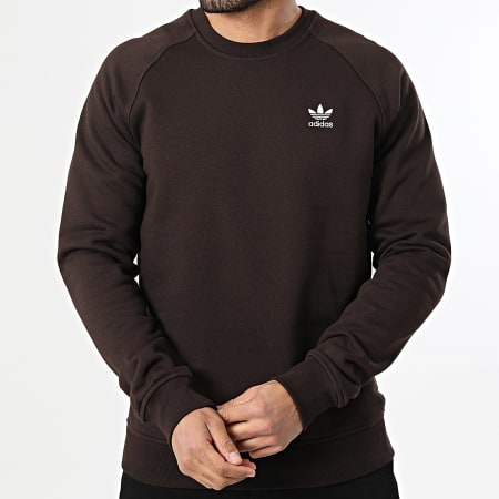 Adidas Originals - Sudadera Crewneck Essential KE1141 Marrón Oscuro