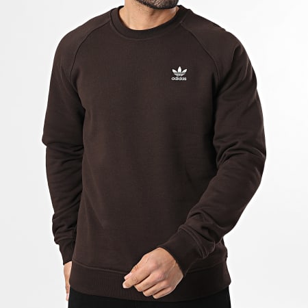 Adidas Originals - Sudadera Crewneck Essential KE1141 Marrón Oscuro