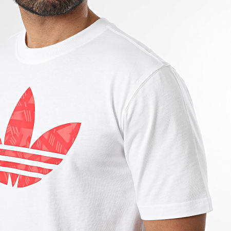 Adidas Originals - Tee Shirt GFX KT0489 Blanc Rouge