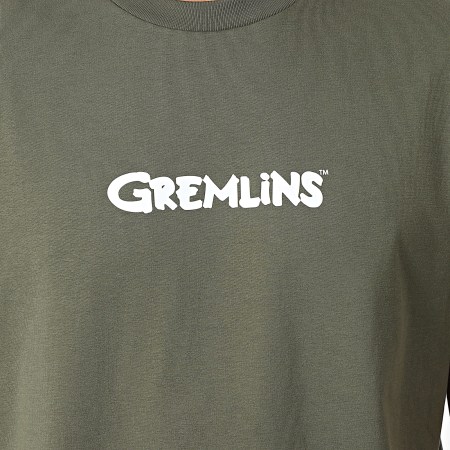 Gremlins - Tee Shirt Oversize Gremlins Vert Kaki