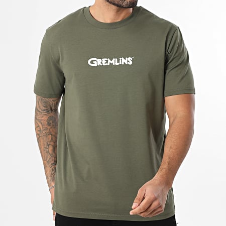 Gremlins - Tee Shirt Oversize Gremlins Vert Kaki