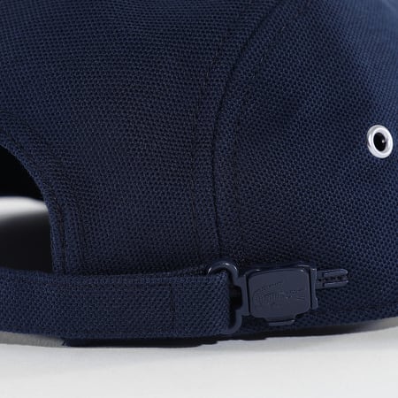 Lacoste - Casquette Girolle Logo Côté Brodé Crocodile Bleu Marine