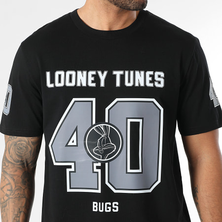 Looney Tunes - Tee Shirt Oversize Bugs US Big Front Noir