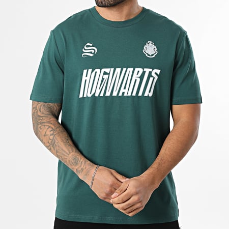 Harry Potter - Tee Shirt Oversize Large Slytherin Vert