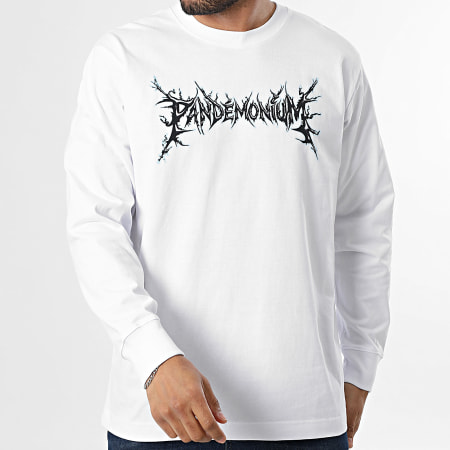 Vald - Tee Shirt Manches Longues Pandemonium Blanc