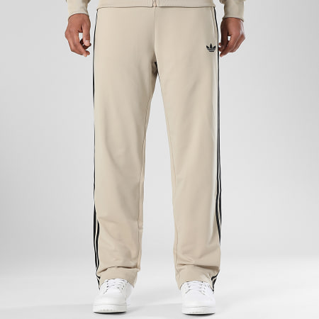 Adidas Originals - Pantalon Jogging A Bandes Firebird TP KE6679 Beige Noir