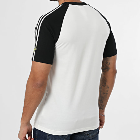 Adidas Sportswear - Tee Shirt A Bandes Juventus KB4448 Blanc Noir