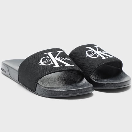 Calvin Klein - Claquettes Essential Slide CV 1393 Triple Black