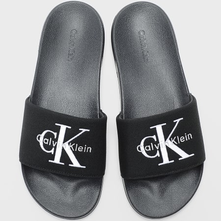 Calvin Klein - Claquettes Essential Slide CV 1393 Triple Black