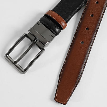 Classic Series - Ceinture Réversible Camel Noir