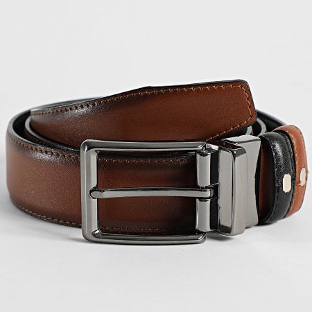 Classic Series - Ceinture Réversible Camel Noir