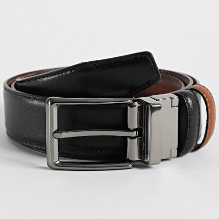 Classic Series - Ceinture Réversible Camel Noir