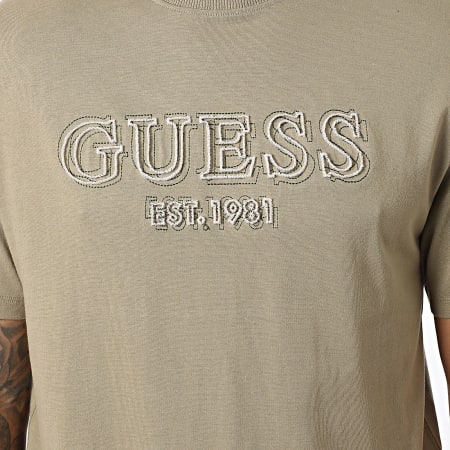 Guess - Tee Shirt M6RI22-K8FQ4 Vert Kaki