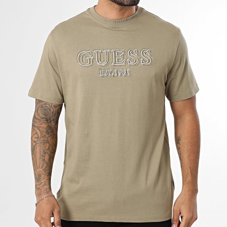Guess - Tee Shirt M6RI22-K8FQ4 Vert Kaki