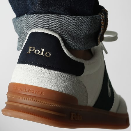 Polo Ralph Lauren - Baskets Heritage Aera White Green Navy
