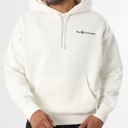 Polo Ralph Lauren - Sweat Capuche Relaxed Fit Classic Blanc