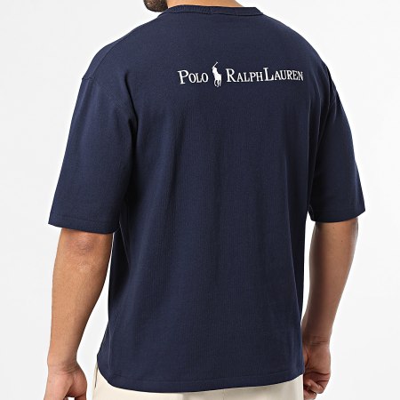 Polo Ralph Lauren - Tee Shirt Oversize Original Player Bleu Marine