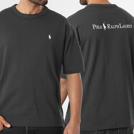 Polo Ralph Lauren - Tee Shirt Oversize Original Player Gris Anthracite