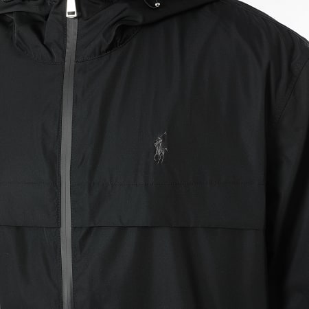 Polo Ralph Lauren - Coupe-Vent Capuche Zippé Original Player Noir