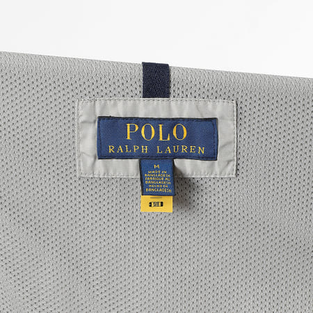 Polo Ralph Lauren - Coupe-Vent Capuche Zippé Original Player Gris
