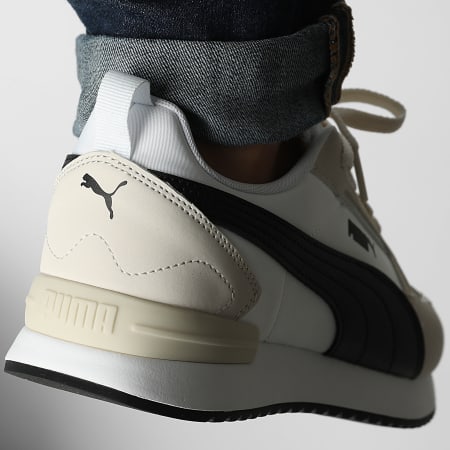 Puma - Zapatillas R78 Cyclone 404648 Alpine Snow Puma Black White