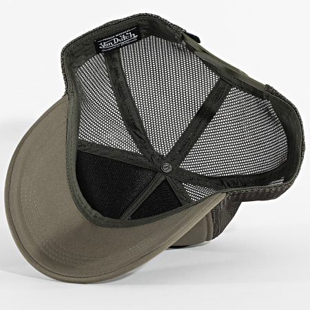 Von Dutch - Casquette Trucker Foam Vert Kaki