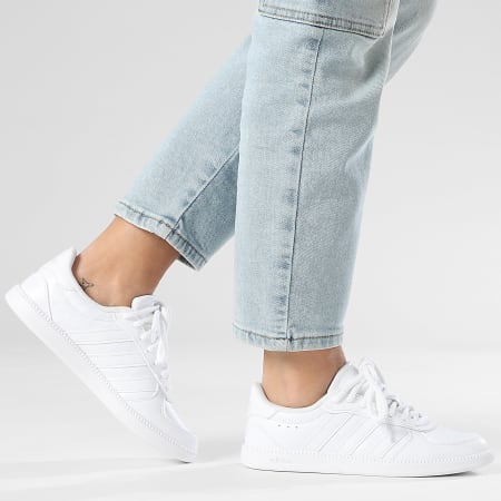 Adidas Performance - Zapatillas Mujer Breaknet Sleek IH1384 Calzado Blanco