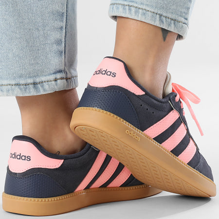Adidas Performance - Zapatillas Mujer Breaknet Sleek IH5467 Shadow Navy Pink Spark Off White