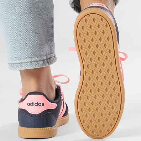 Adidas Performance - Zapatillas Mujer Breaknet Sleek IH5467 Shadow Navy Pink Spark Off White