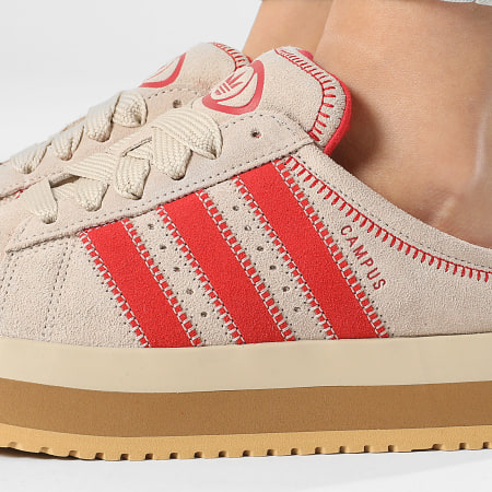 Adidas Originals - Zapatillas Mujer Campus 00s WTR Lo IH1812 Stone Khaki Better Scarlet