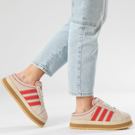 Adidas Originals - Zapatillas Mujer Campus 00s WTR Lo IH1812 Stone Khaki Better Scarlet