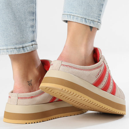 Adidas Originals - Zapatillas Mujer Campus 00s WTR Lo IH1812 Stone Khaki Better Scarlet