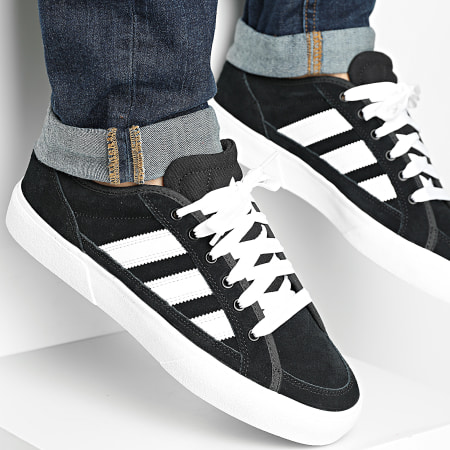 Adidas Originals - Baskets Court TNS Premiere KJ0973 Core Black Footwear White Blue Bird