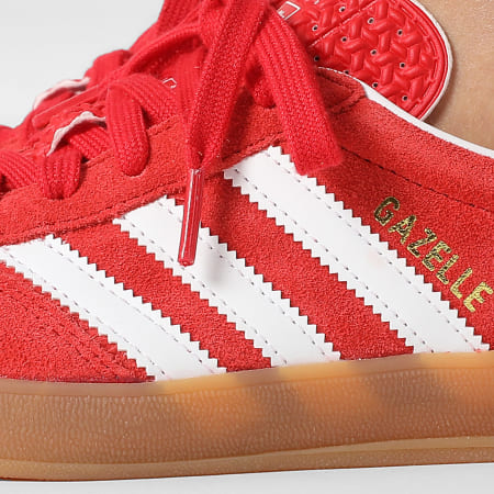 Adidas Originals - Zapatillas Mujer Gazelle Indoor J JS3801 Mejor Scarlet Calzado Blanco Gum 2