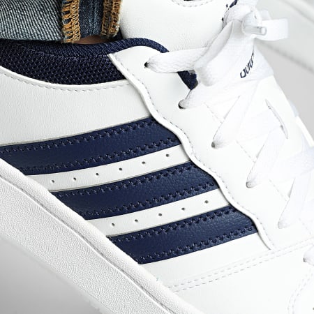 Adidas Sportswear - Baskets Hoops Classic KI1058 Footwear White Dark Blue Orbit Grey